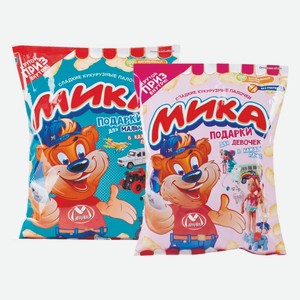 Палочки кукурузные Мика с подарком для девочек, для мальчиков 70 г
