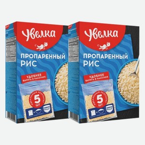 Рис длиннозерный пропаренный Увелка 400 г