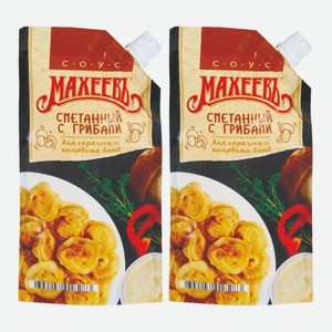 Майонезный соус Махеевъ Сметанный с грибами 200 г