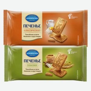 Печенье Злаковое, Сахарное Классическое Коломенский 120гр