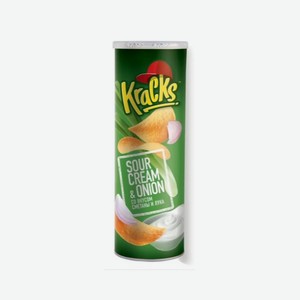 Чипсы КРАКС Сметана/лук 160гр