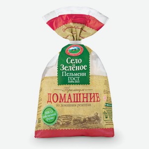 Пельмени Домашние Премиум Село Зеленое 800гр