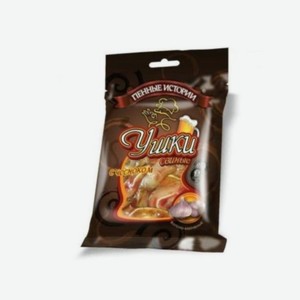 Ушки свиные ПЕННЫЕ ИСТОРИИ 100гр с чесноком