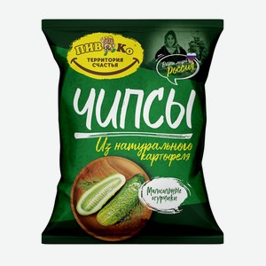 Чипсы Пив&Ко Малосольные огурчики 120гр