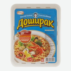 Лапша б/п ДОШИРАК Морепродукты 90гр