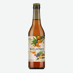 КЕЛВИШ сидр п/сл Апельсин-Клубника-Ваниль 5% 0,45л с/б
