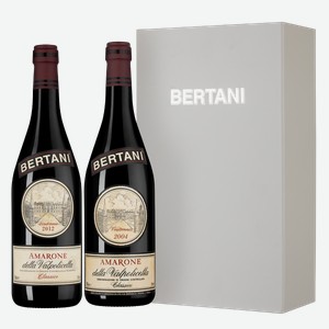 Вино Amarone della Valpolicella Classico 2012 и 2004 в подарочной упаковке 0.75 л.