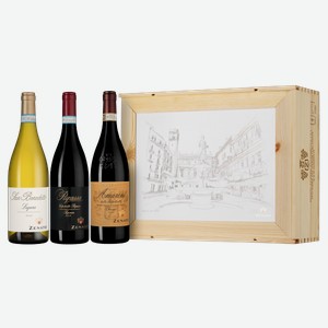 Вино в подарочном наборе Zenato: Verona in love 0.75 л.