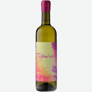 Вино тихое белое сухое ЗГУ Крым Winecraft ТРАМИНЕР 0.75 л