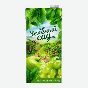 Нектар Зеленый сад Яблоко-виноград тетра пак 1л