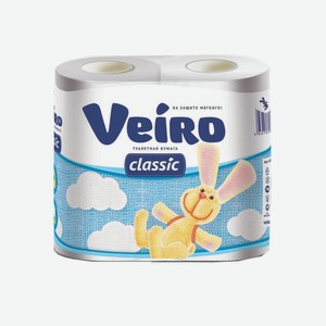 Туалетная бумага Veiro Classic 2сл 4шт