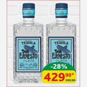 Коктейль с Текилой Дон Эрнесто Серебро, 38%, 0,5 л