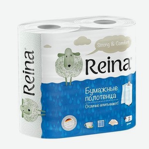Полотенце бум.Reina 2сл 2шт