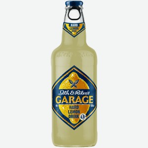 Пивной напиток Seth & Riley s Garage Hard Lemon светлый 0,4 л