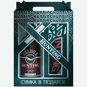 Ликер Beluga Hunting Berry Bitter 0,7 л в подарочной упаковке + поясная сумка