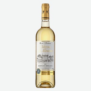 Вино Chateau le Ministre белое полусладкое 0,75 л