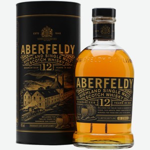 Виски Aberfeldy 12 years 0,7 л в подарочной упаковке