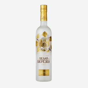 Водка Белая березка Золотая 0,7 л, 40%