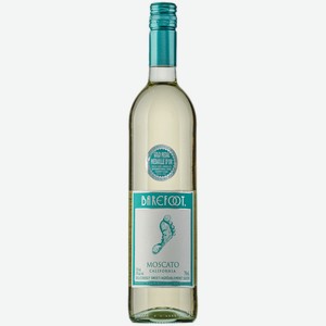 Вино Barefoot Moscato белое сладкое 0,75 л