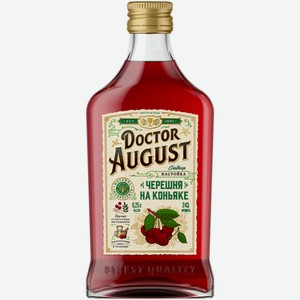 Настойка Doctor August Черешня на коньяке 0,25 л