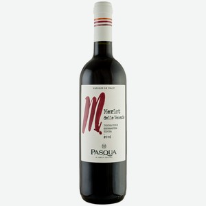 Вино Pasqua Merlot красное полусухое 0,75 л