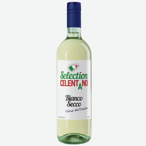 Вино Selection Celentano (Селекшн Челентано) ординарное белое сухое 10,5% 0,75л