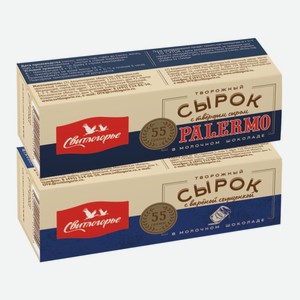 Сырок глазированный Свитлогорье с вареной сгущенкой, с сыром Палермо 26% 55 г