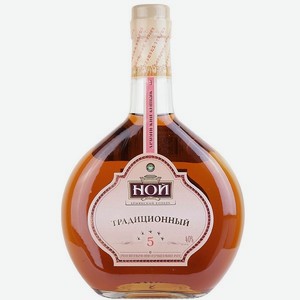 Коньяк Ной Традиционный КО пятилетний армянский 40% 0,5л
