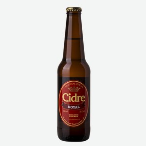 Медовуха Cidre Royal Вишневая фильтрованная пастеризованная 5% 0,33 л ст/б