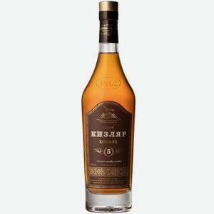 Коньяк Седой Кизляр КО пятилетний 40% 0,5л