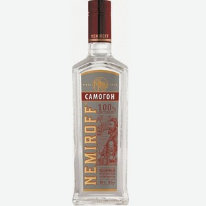 Самогон Nemiroff пшеничный 38% 0,5л