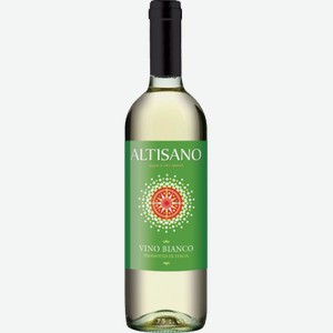 Вино белое сухое «Altisano Bianco Secco», 0.75 л, 10.5 %, Италия