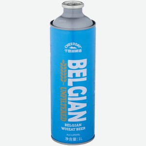 Пиво Cheerday Belgian светлое 1 л ж/б