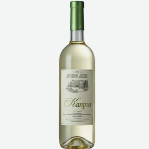 Вино тихое белое сухое ЗГУ Крым Chateau Cotes de St Daniel LE CAPRICE 2022 0.75 л