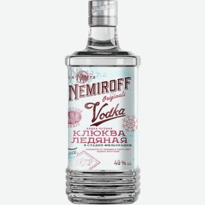 Водка  Немирофф  Клюква Ледяная, 1000 мл