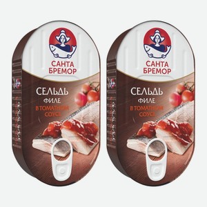 Сельдь-филе т/с Санта Бремор 175 г