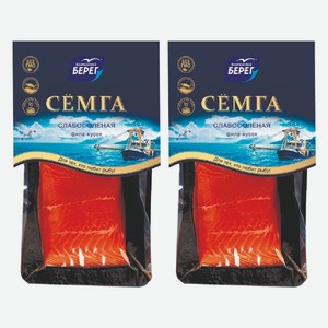 Рыба Семга филе-кусок с/с Балтийский Берег 200 г