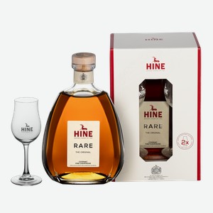 Коньяк Rare Fine Champagne VSOP в подарочной упаковке с 2-мя бокалами 0.7 л.