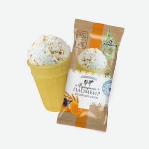 Мороженое АНГАРИЯ Фермерский пломбир чернослив/курага/злаки 90г БЗМЖ