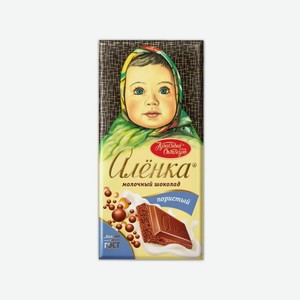 Шоколад АЛЕНКА молочный пористый 90/95г