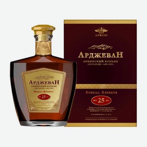 Коньяк АРДЖЕВАН ОС 25 лет 40% 700мл п/у