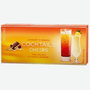 Конфеты шоколадные MIESZKO PINA COLADA & TEQUILA SUNRISE 185Г
