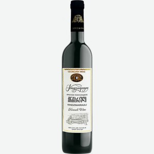 Вино Киндзмараули Кварельский погреб, красное, полусладкое, 0.75л., 13%, Грузия