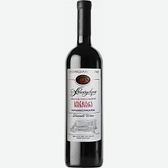 Вино Хванчкара кварельский погреб, красное, полусладкое, 0.75л., 13%, Грузия