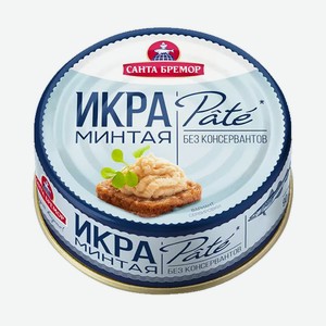 Икра минтая Санта Бремор 90г