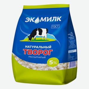 Творог 5% 350г Экомилк
