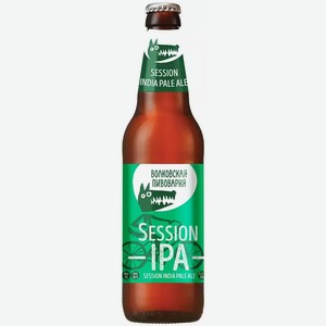 Пиво Волковская Пивоварня Session Ipa Светл. Нефильтр. Пастер. Ст/б. 0,45л