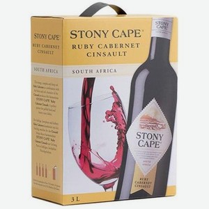 Вино Стоуни Кейп Руби Каберне Сенсо WESTERN CAPE Красное Сухое 3л
