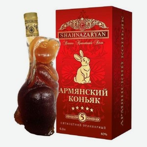 Коньяк Армянский Шахназарян КРОЛИК 5 лет 0.5л