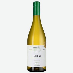 Вино Шабли Эрве Азо АОС CHABLIS Белое Сухое 0.75л